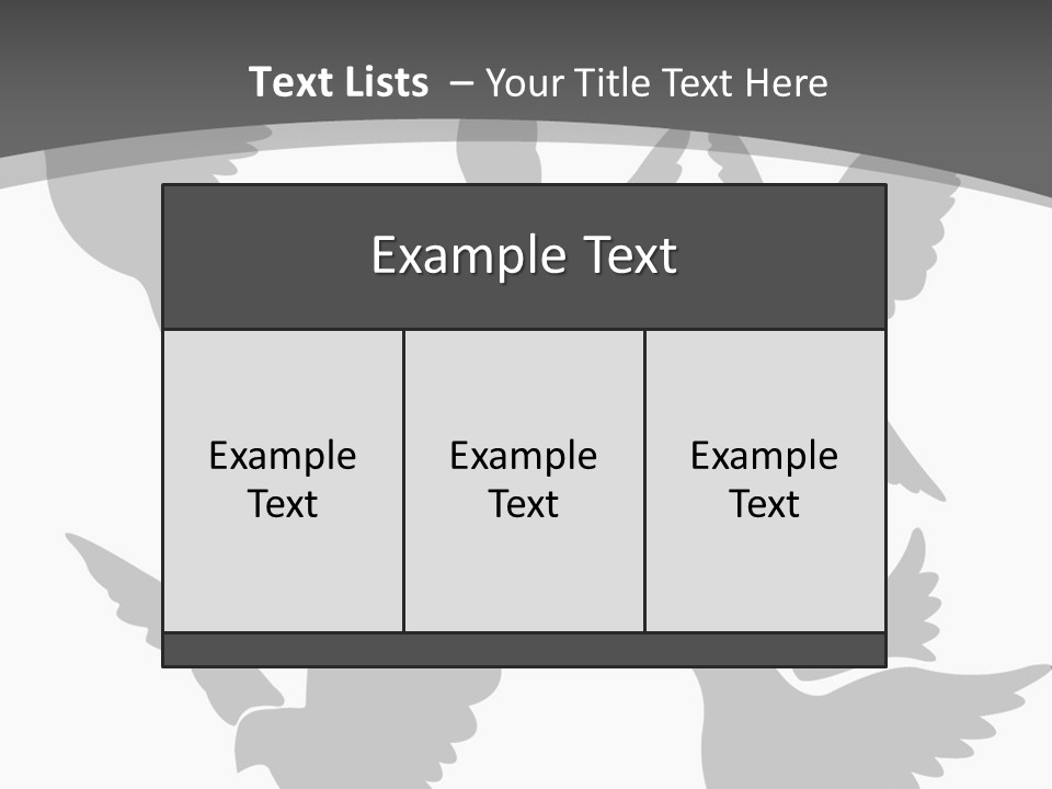 Christian Free Peace PowerPoint Template
