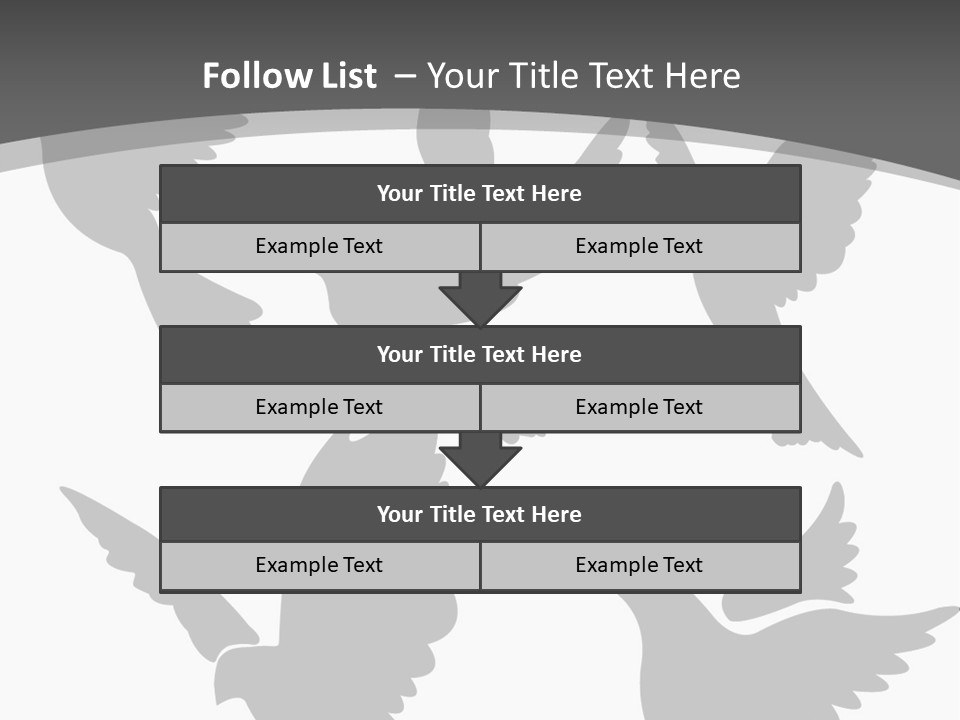 Christian Free Peace PowerPoint Template