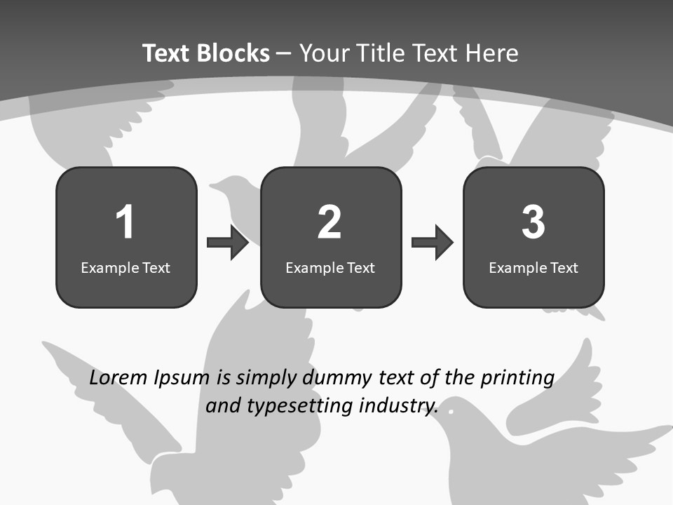 Christian Free Peace PowerPoint Template