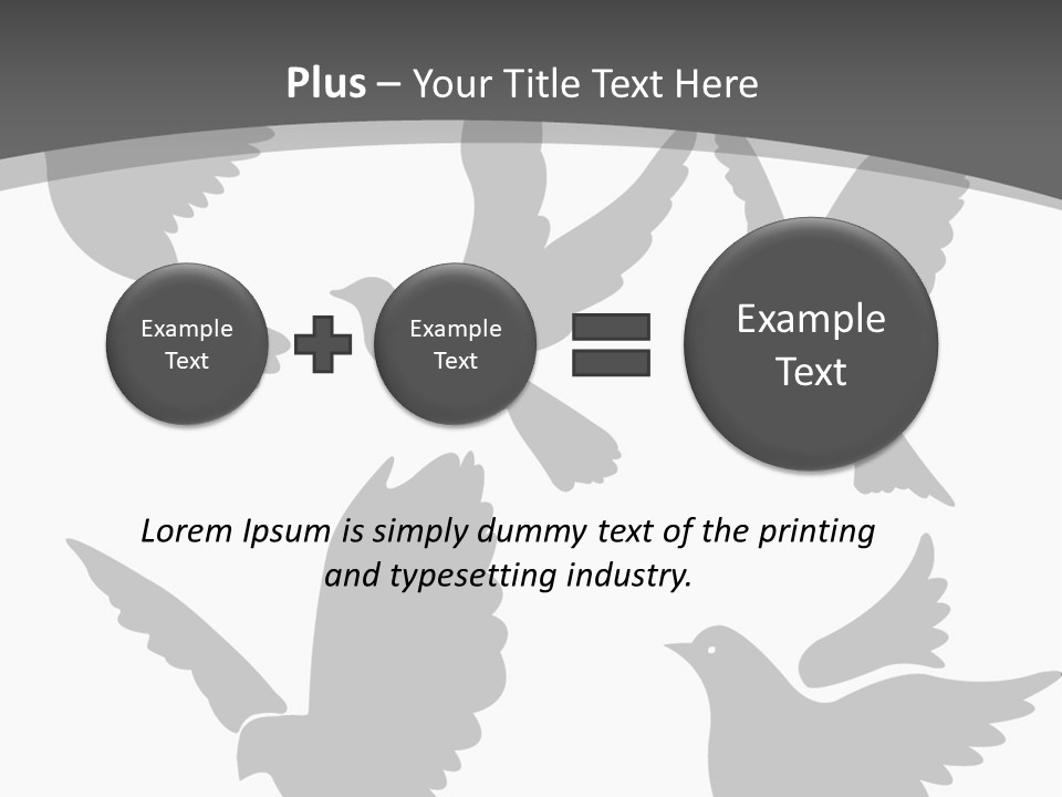 Christian Free Peace PowerPoint Template