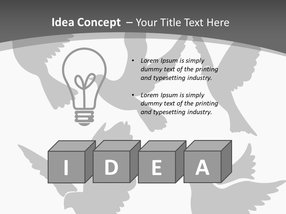 Christian Free Peace PowerPoint Template