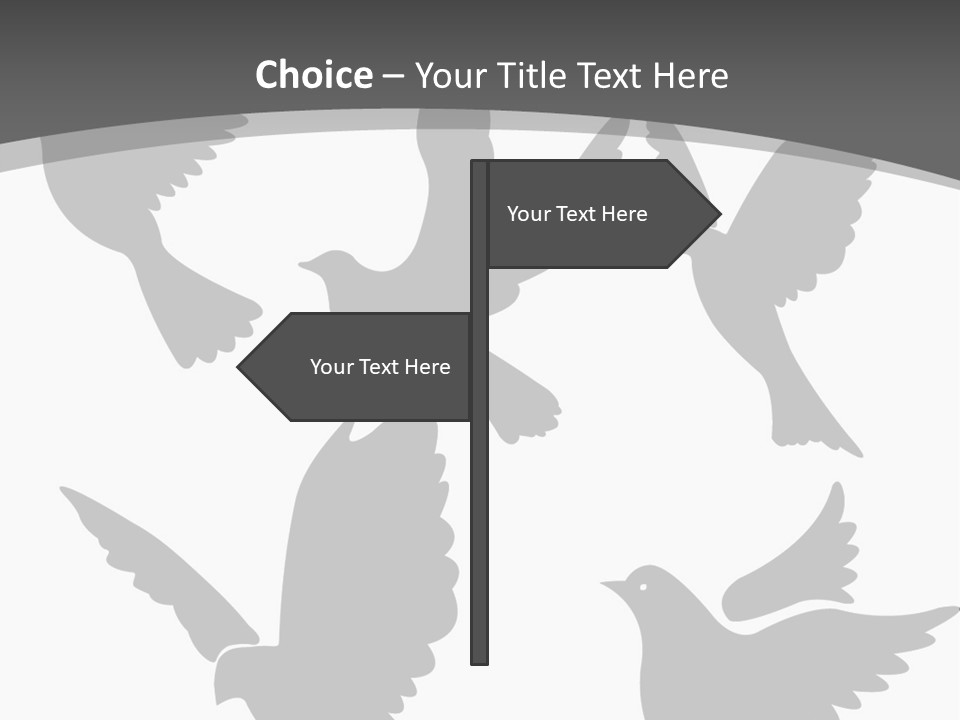 Christian Free Peace PowerPoint Template