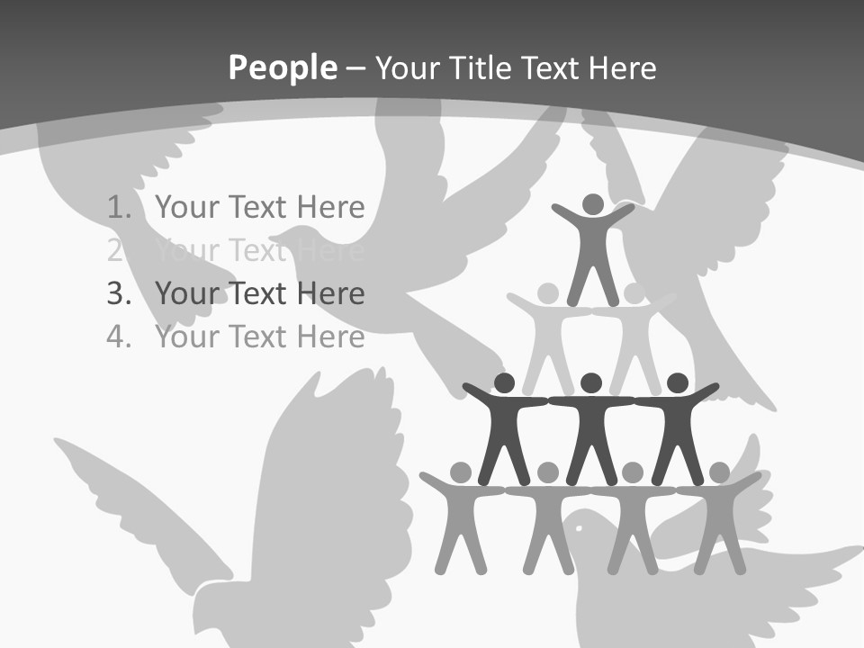 Christian Free Peace PowerPoint Template