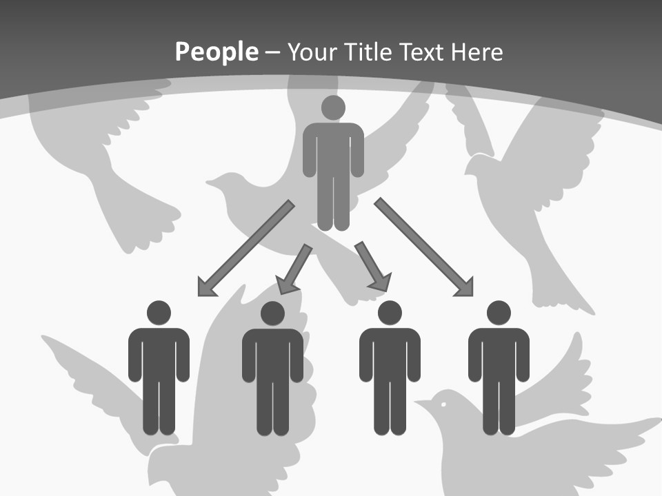 Christian Free Peace PowerPoint Template