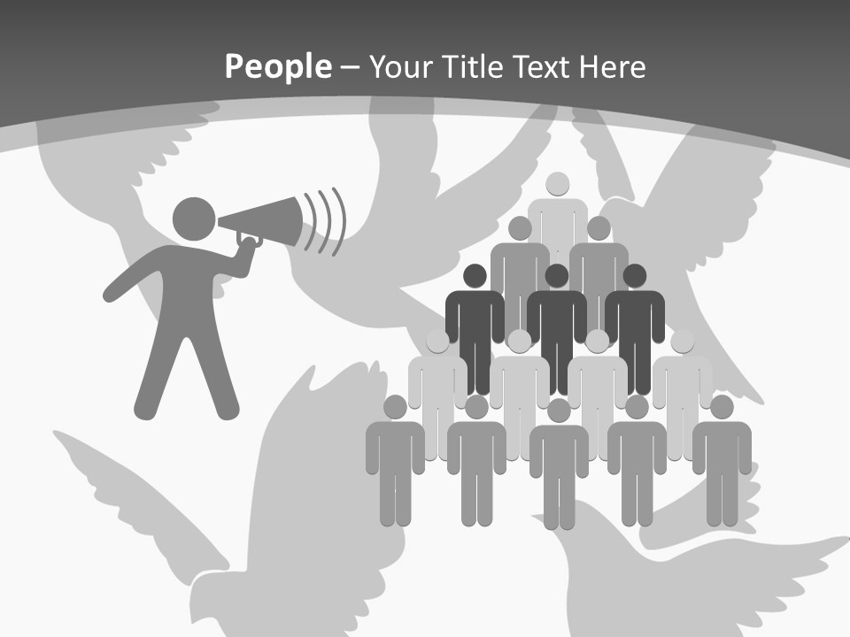 Christian Free Peace PowerPoint Template