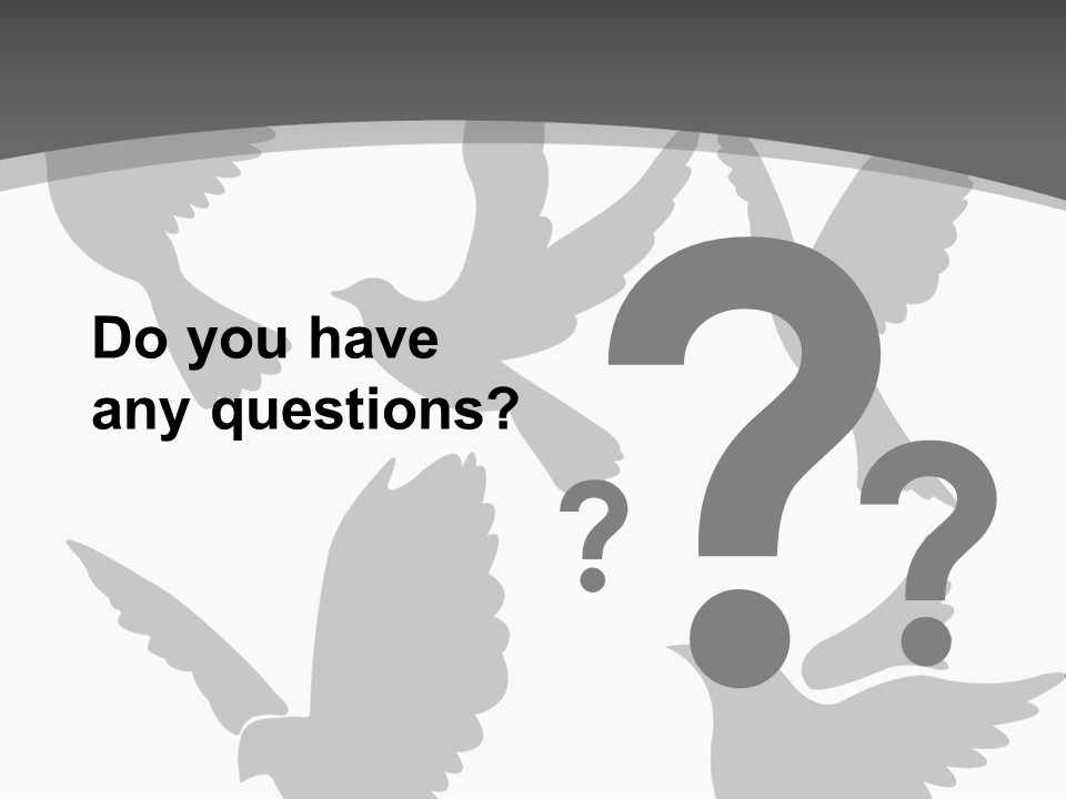 Christian Free Peace PowerPoint Template