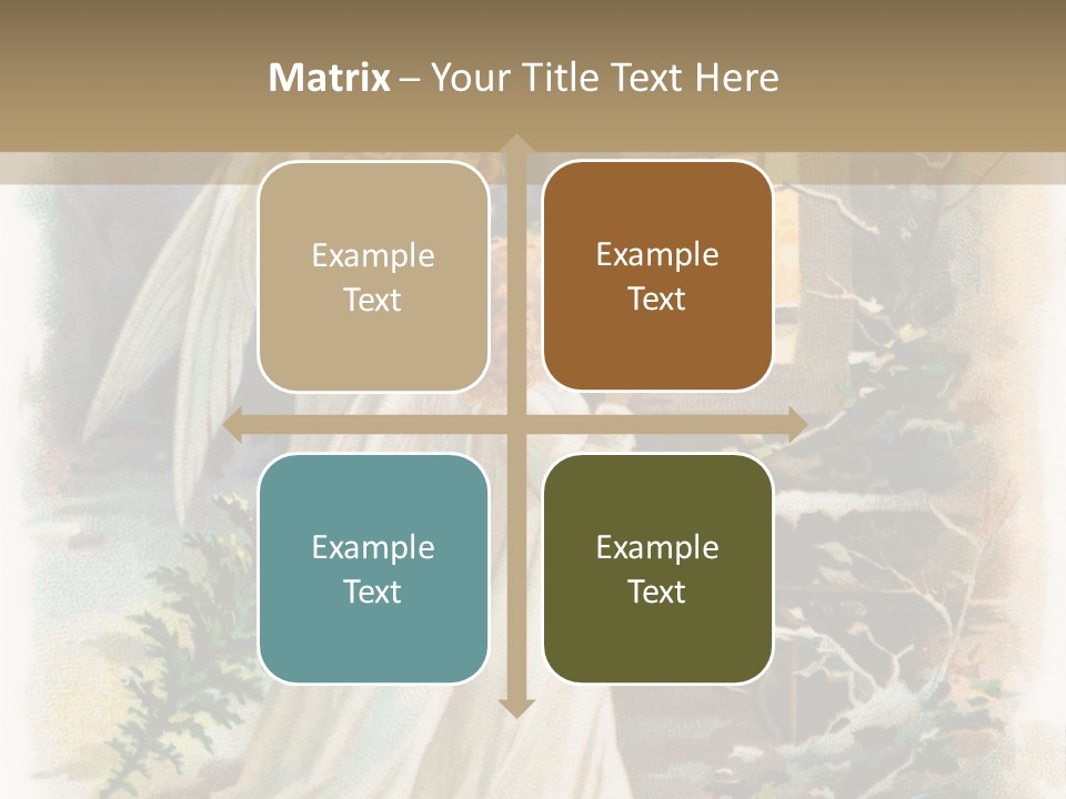 Frozen Yuletide Wintry PowerPoint Template