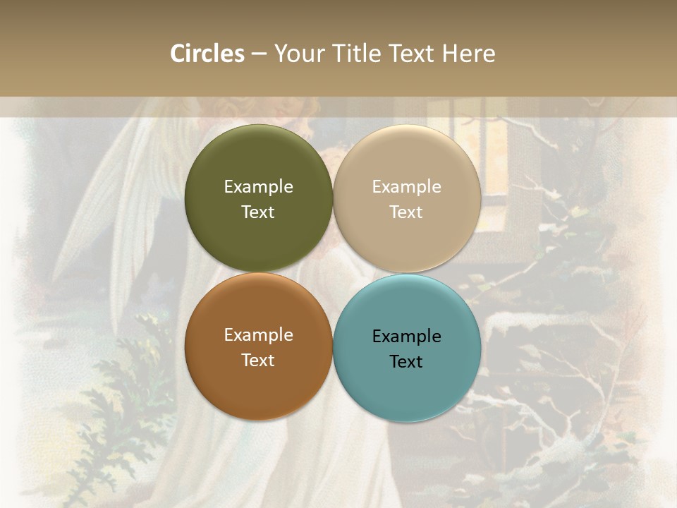 Frozen Yuletide Wintry PowerPoint Template