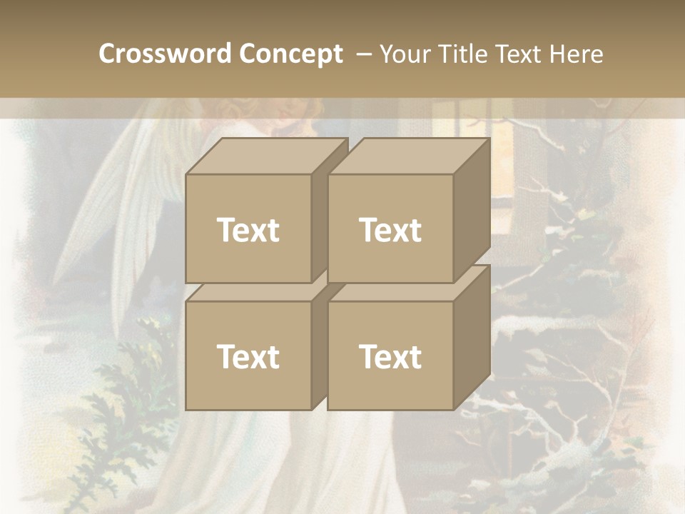 Frozen Yuletide Wintry PowerPoint Template