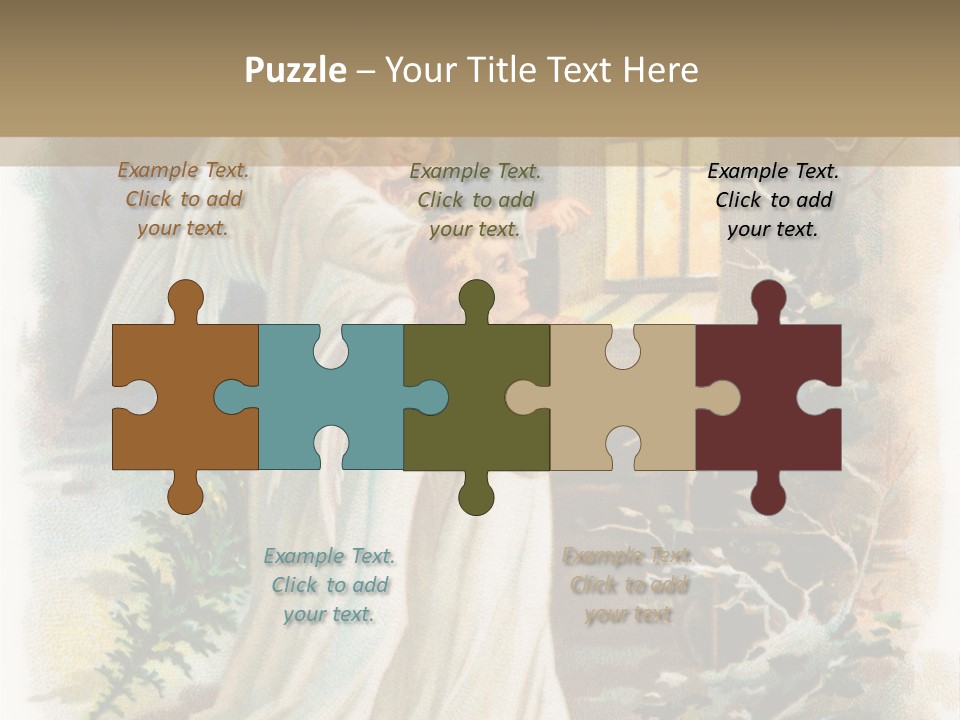 Frozen Yuletide Wintry PowerPoint Template