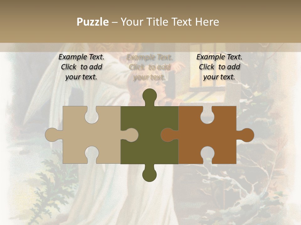 Frozen Yuletide Wintry PowerPoint Template