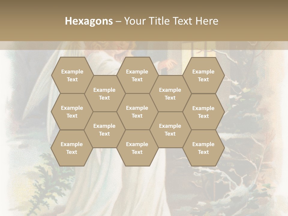 Frozen Yuletide Wintry PowerPoint Template