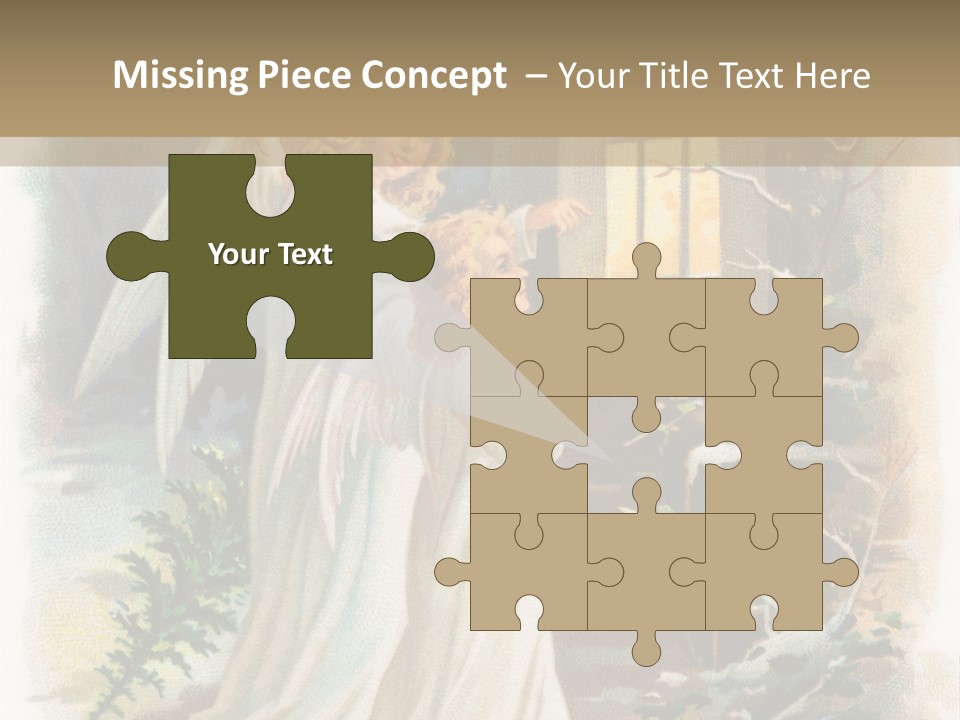 Frozen Yuletide Wintry PowerPoint Template