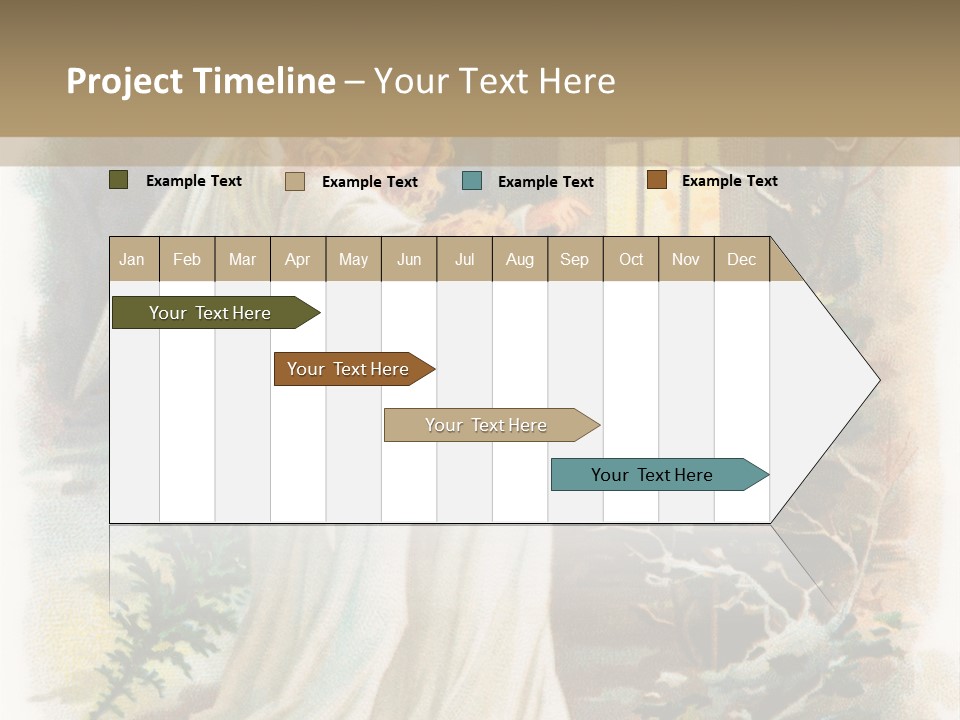 Frozen Yuletide Wintry PowerPoint Template