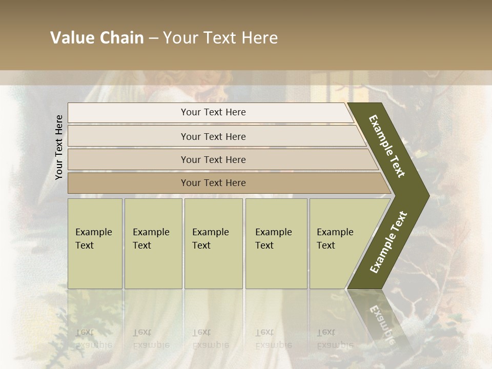 Frozen Yuletide Wintry PowerPoint Template