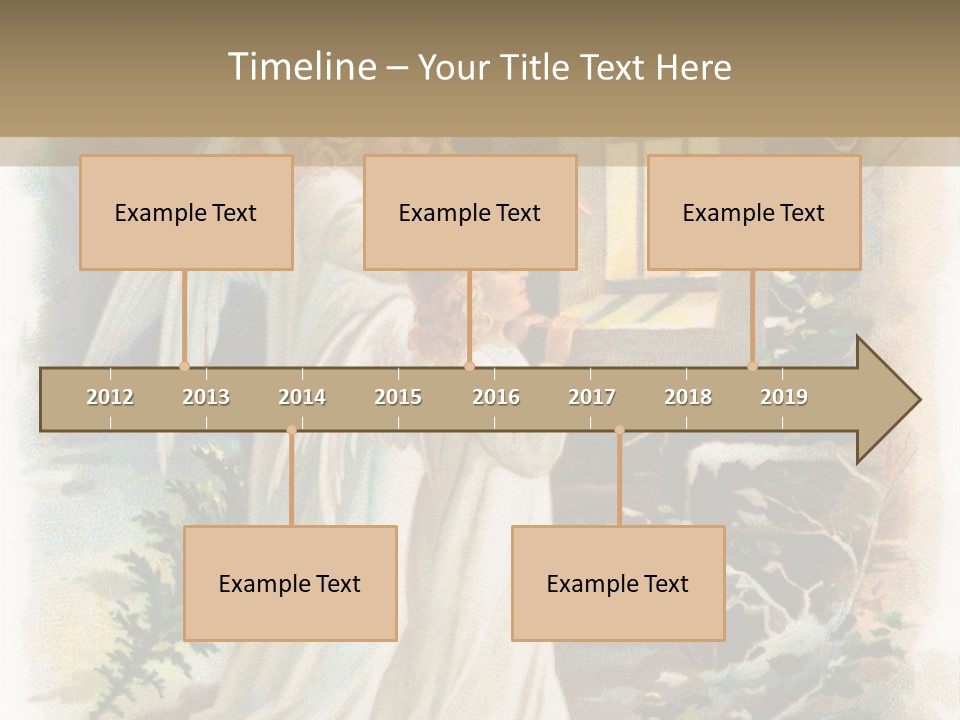 Frozen Yuletide Wintry PowerPoint Template