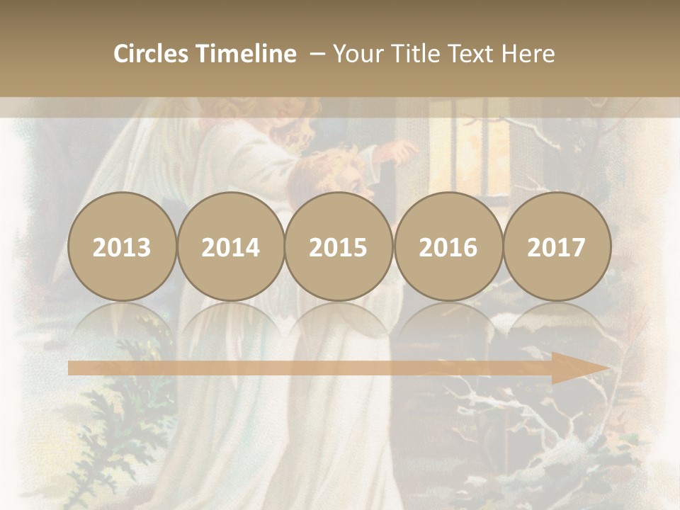 Frozen Yuletide Wintry PowerPoint Template