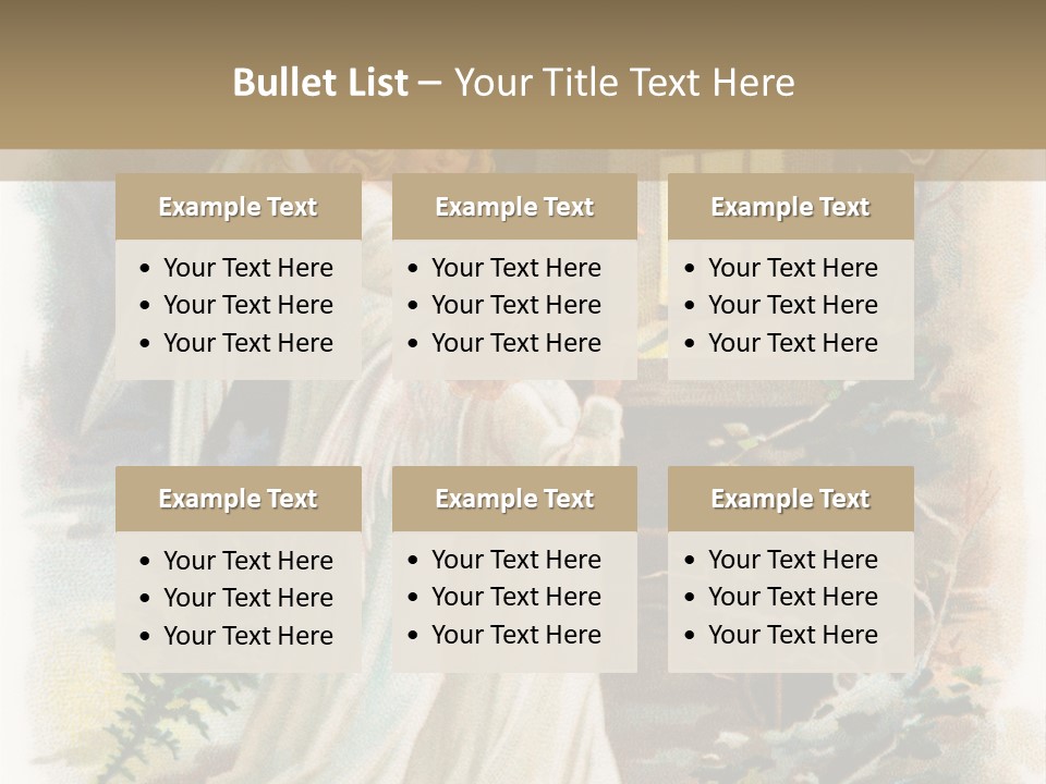 Frozen Yuletide Wintry PowerPoint Template