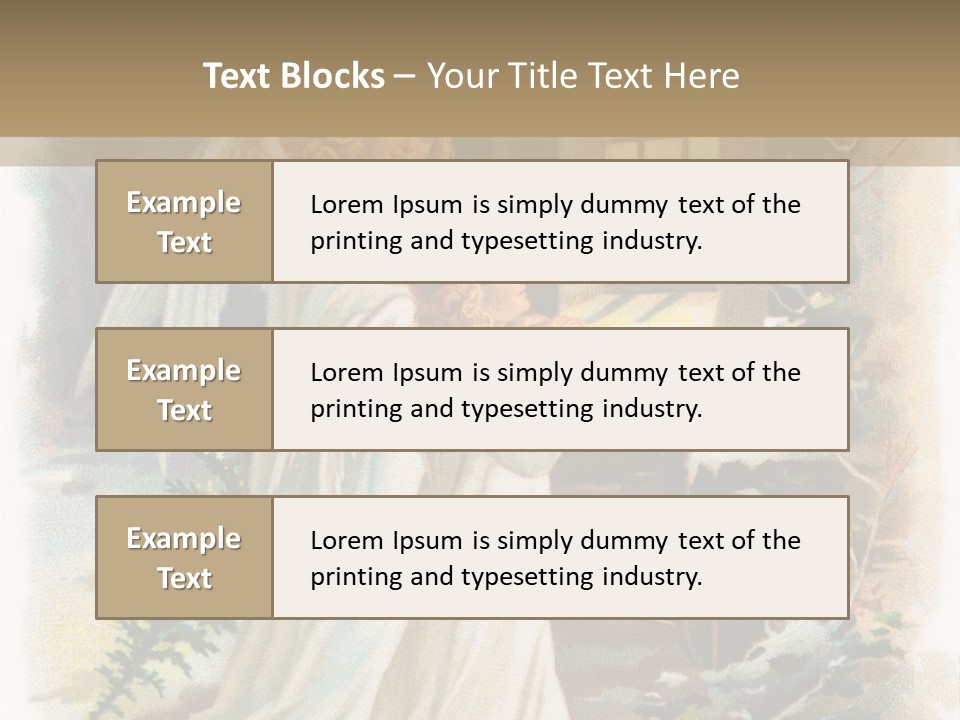 Frozen Yuletide Wintry PowerPoint Template