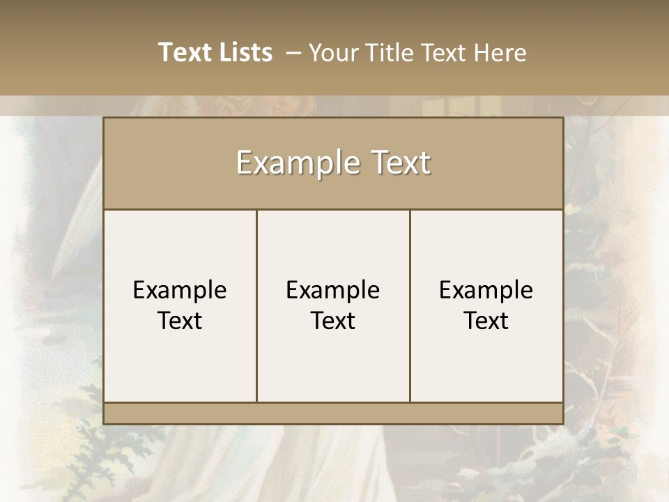 Frozen Yuletide Wintry PowerPoint Template