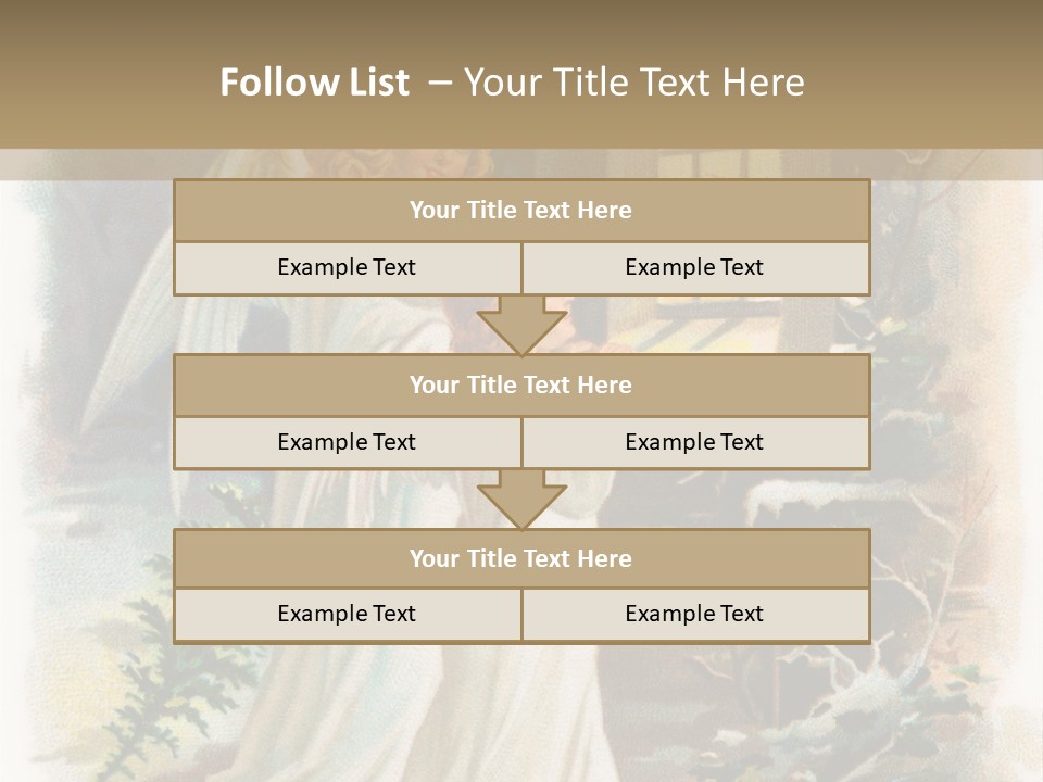 Frozen Yuletide Wintry PowerPoint Template