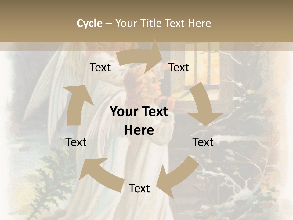 Frozen Yuletide Wintry PowerPoint Template
