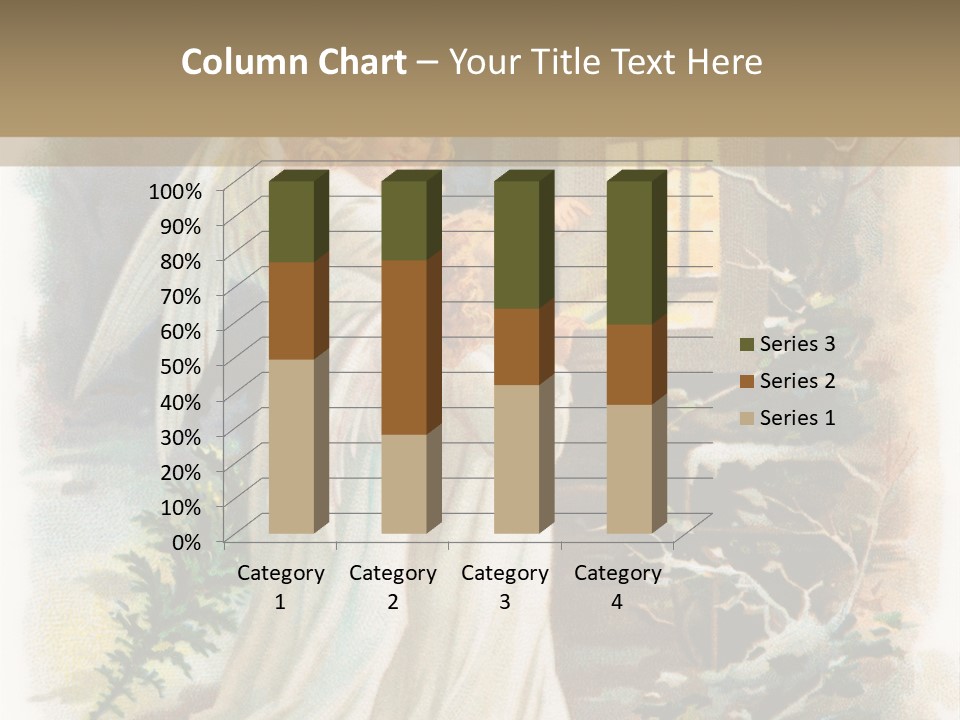 Frozen Yuletide Wintry PowerPoint Template