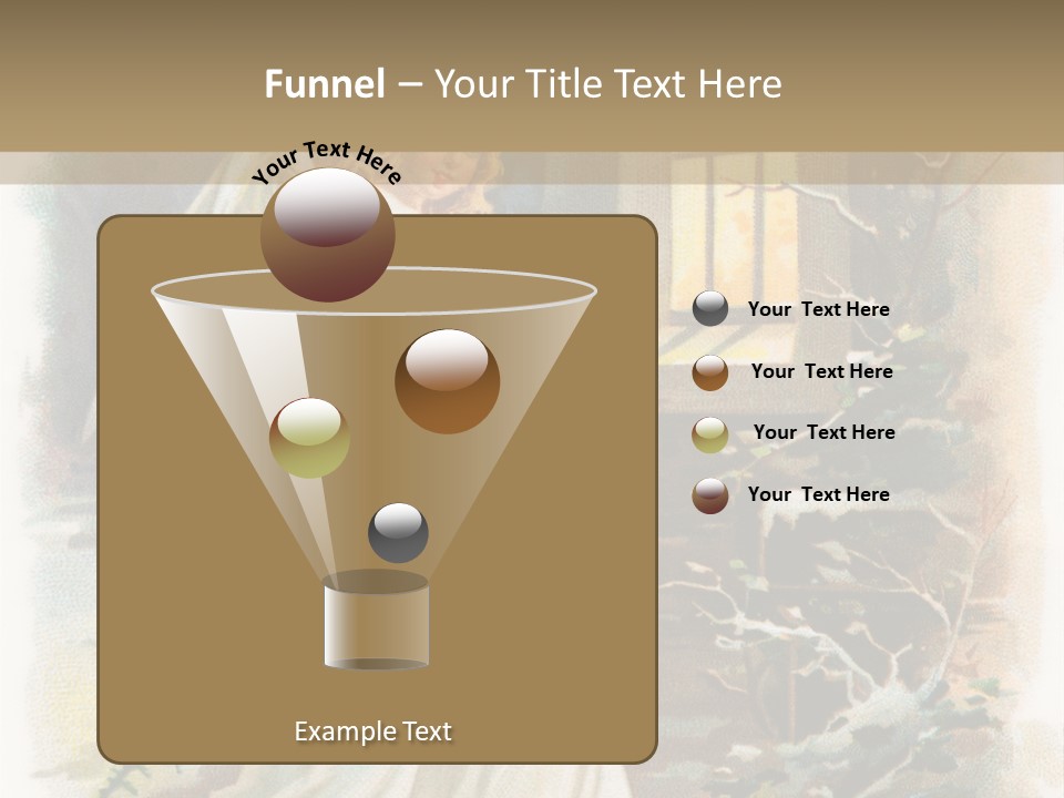 Frozen Yuletide Wintry PowerPoint Template
