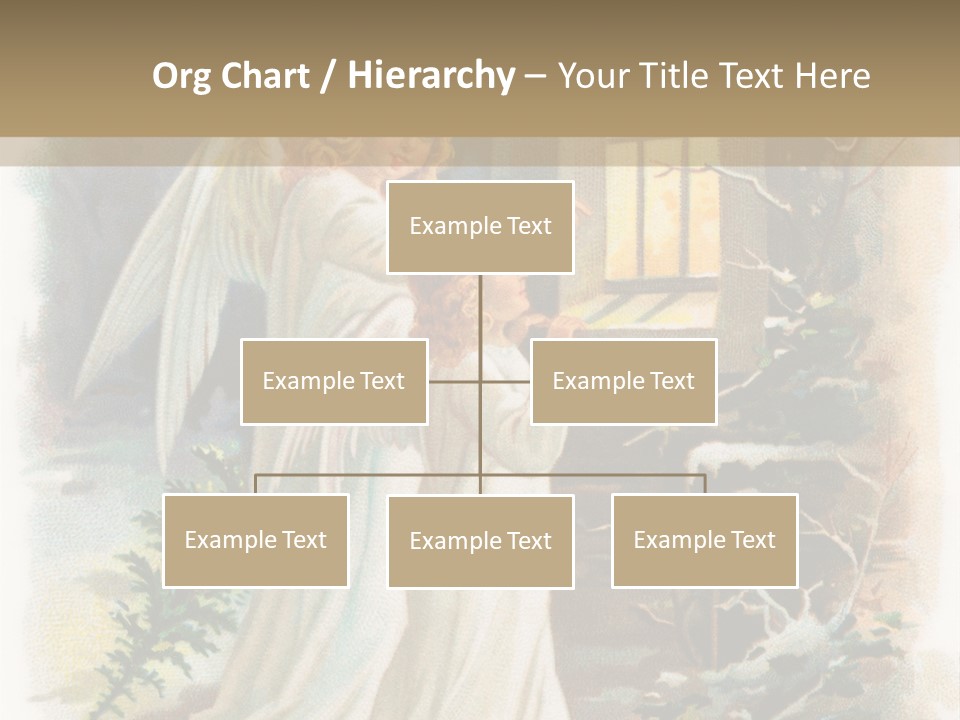 Frozen Yuletide Wintry PowerPoint Template