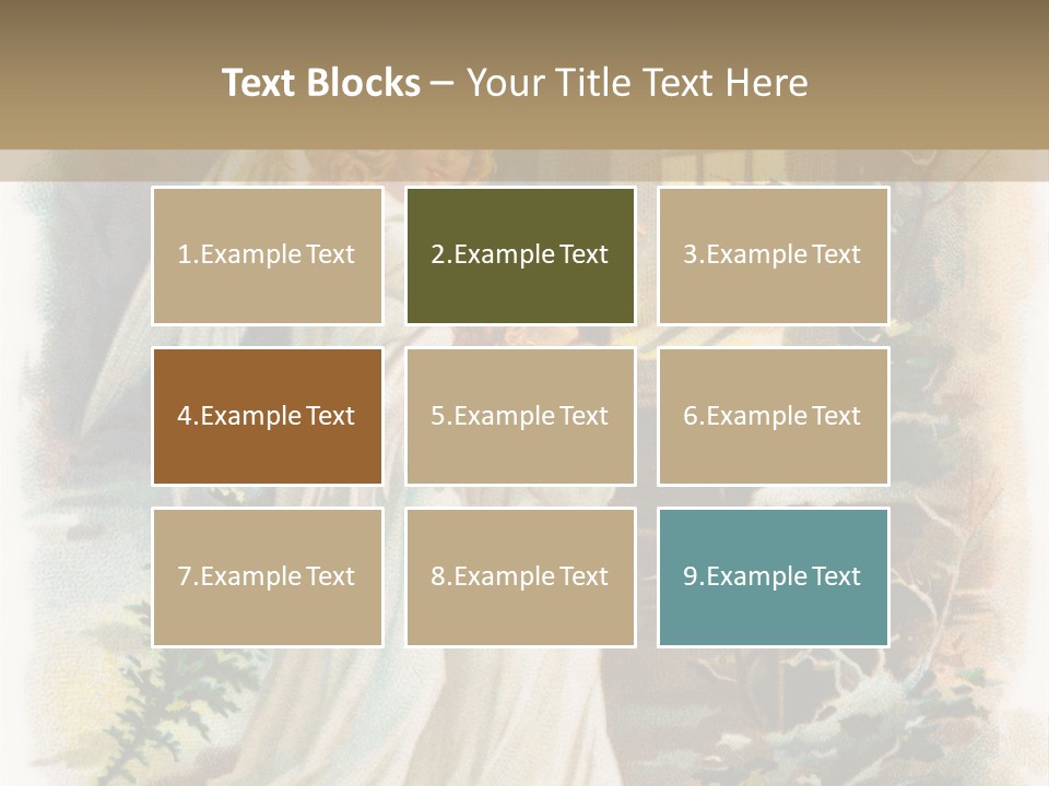 Frozen Yuletide Wintry PowerPoint Template