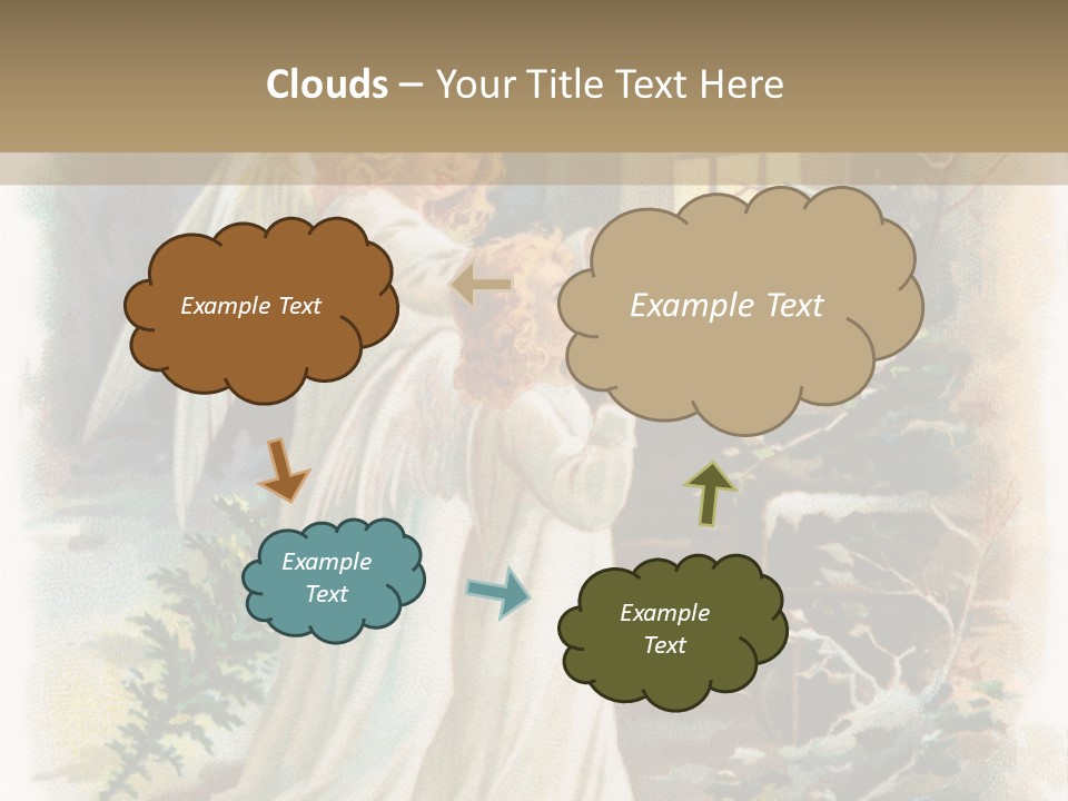 Frozen Yuletide Wintry PowerPoint Template
