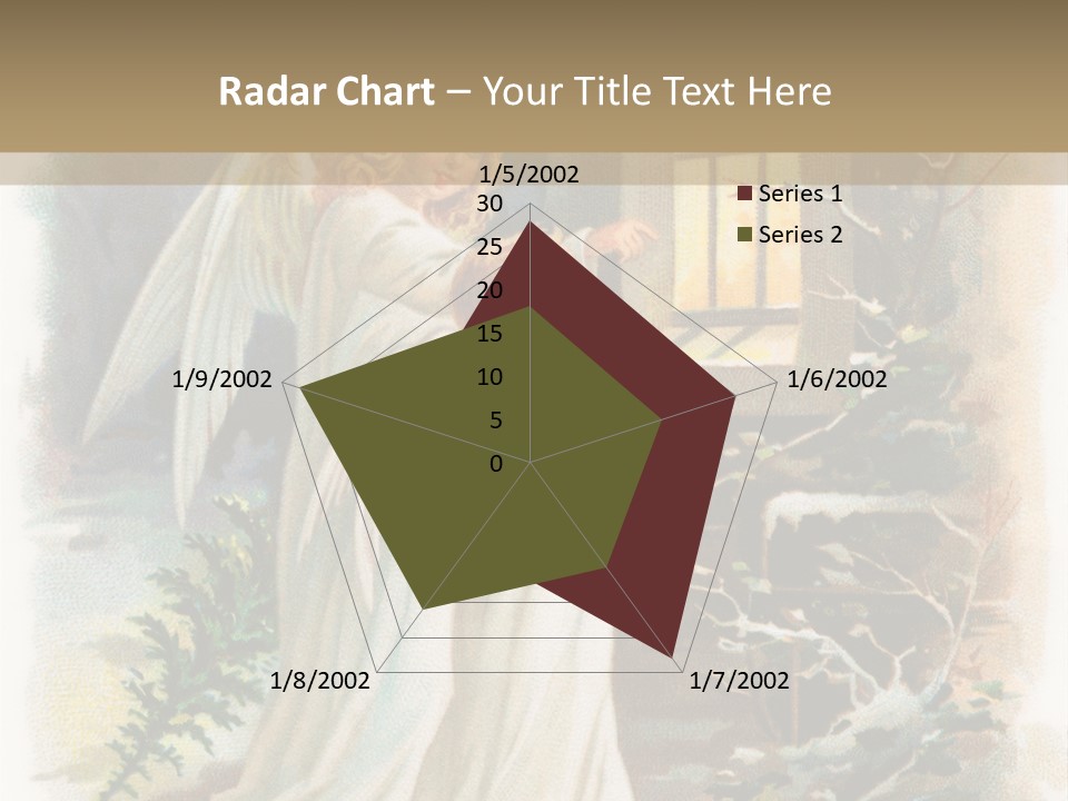 Frozen Yuletide Wintry PowerPoint Template