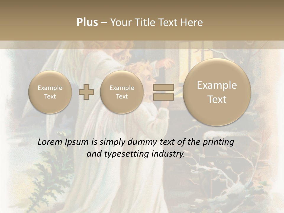 Frozen Yuletide Wintry PowerPoint Template