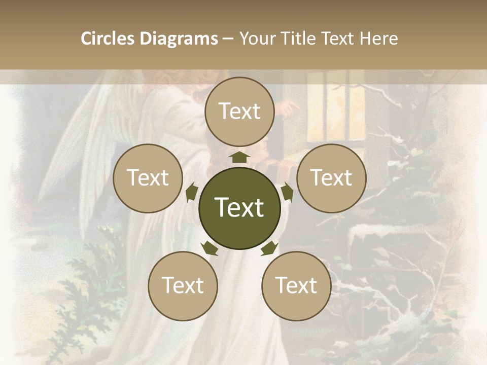 Frozen Yuletide Wintry PowerPoint Template