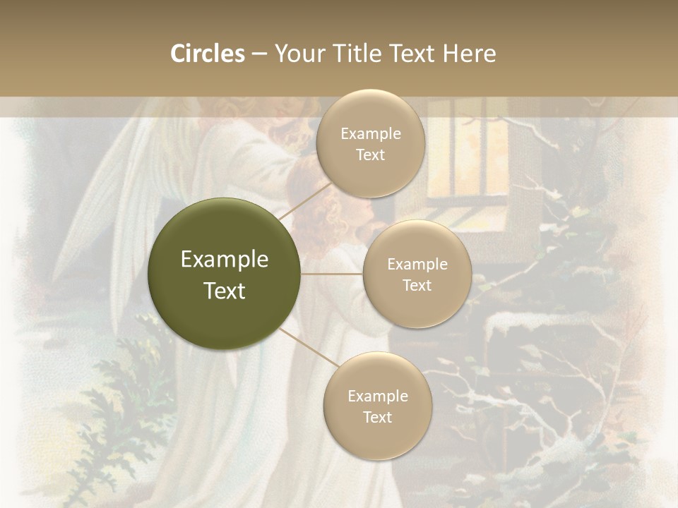 Frozen Yuletide Wintry PowerPoint Template