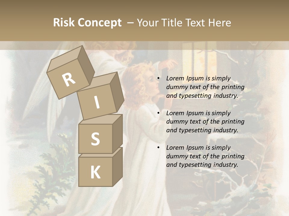 Frozen Yuletide Wintry PowerPoint Template