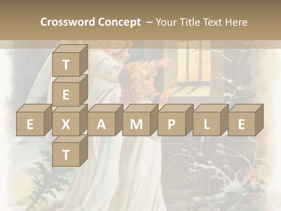 Frozen Yuletide Wintry PowerPoint Template