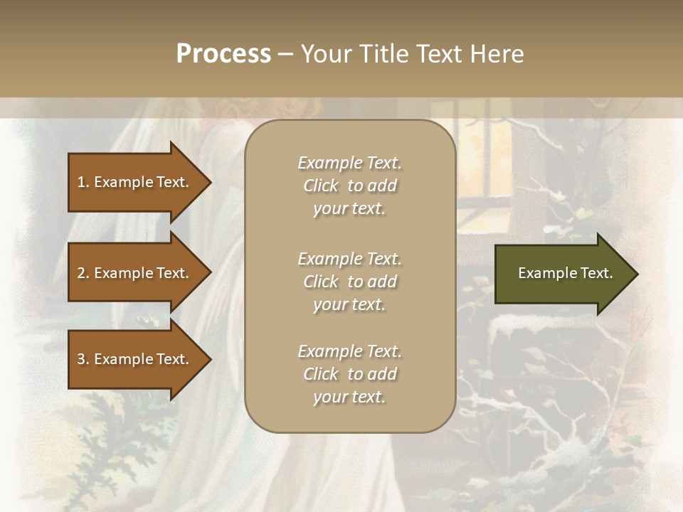 Frozen Yuletide Wintry PowerPoint Template