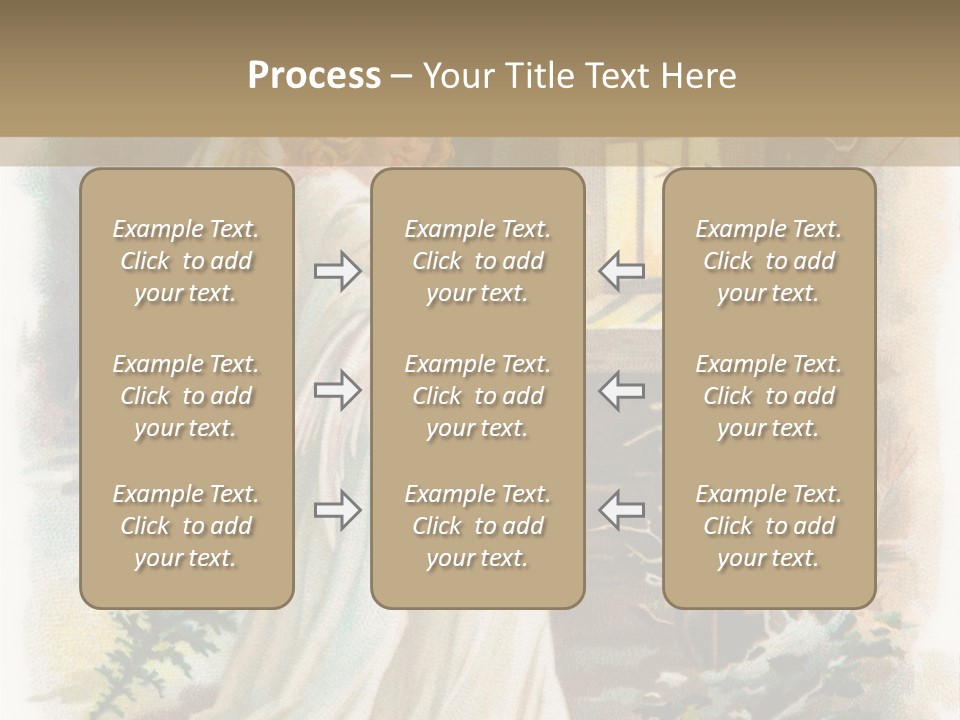 Frozen Yuletide Wintry PowerPoint Template