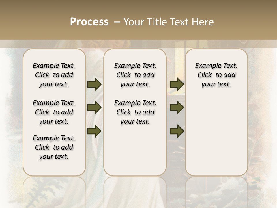 Frozen Yuletide Wintry PowerPoint Template