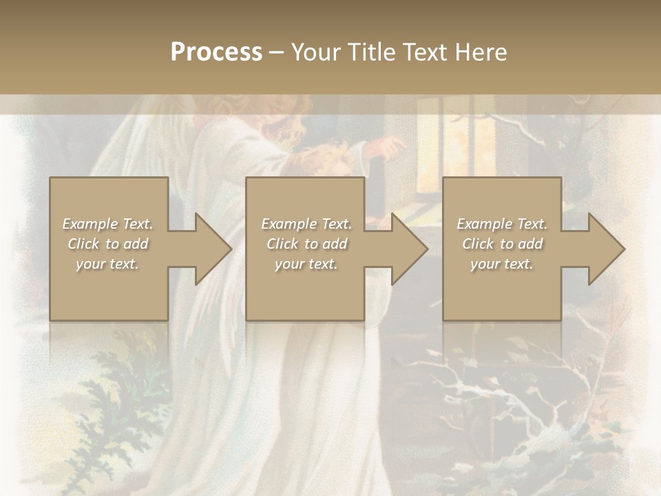 Frozen Yuletide Wintry PowerPoint Template