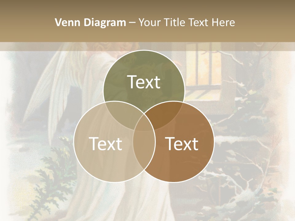 Frozen Yuletide Wintry PowerPoint Template