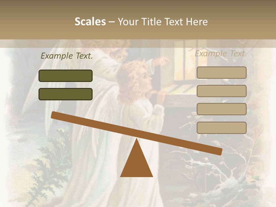 Frozen Yuletide Wintry PowerPoint Template