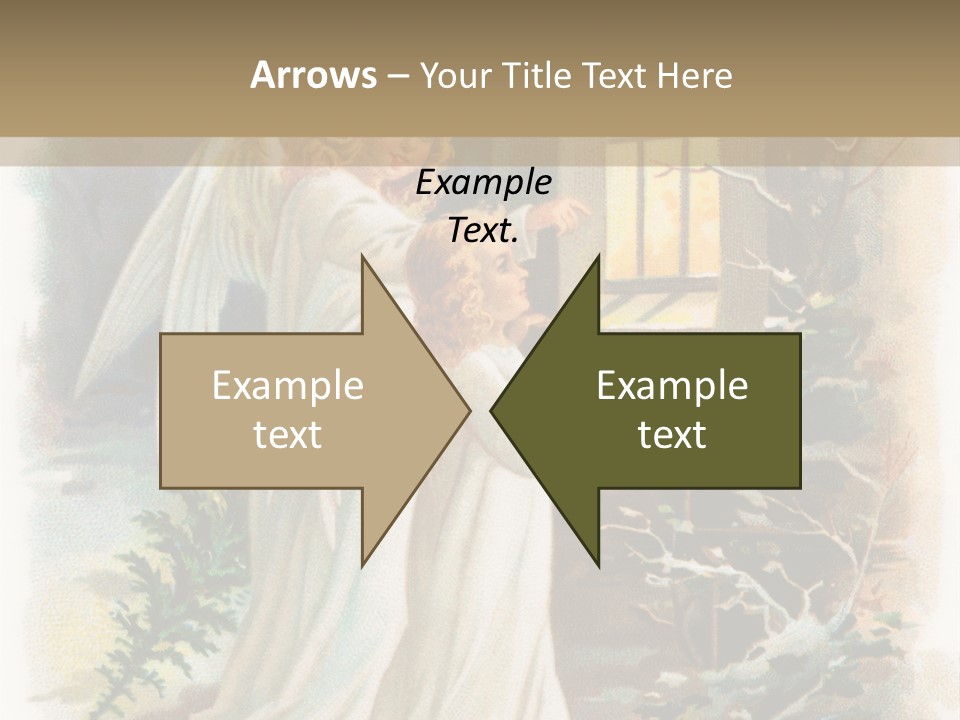 Frozen Yuletide Wintry PowerPoint Template