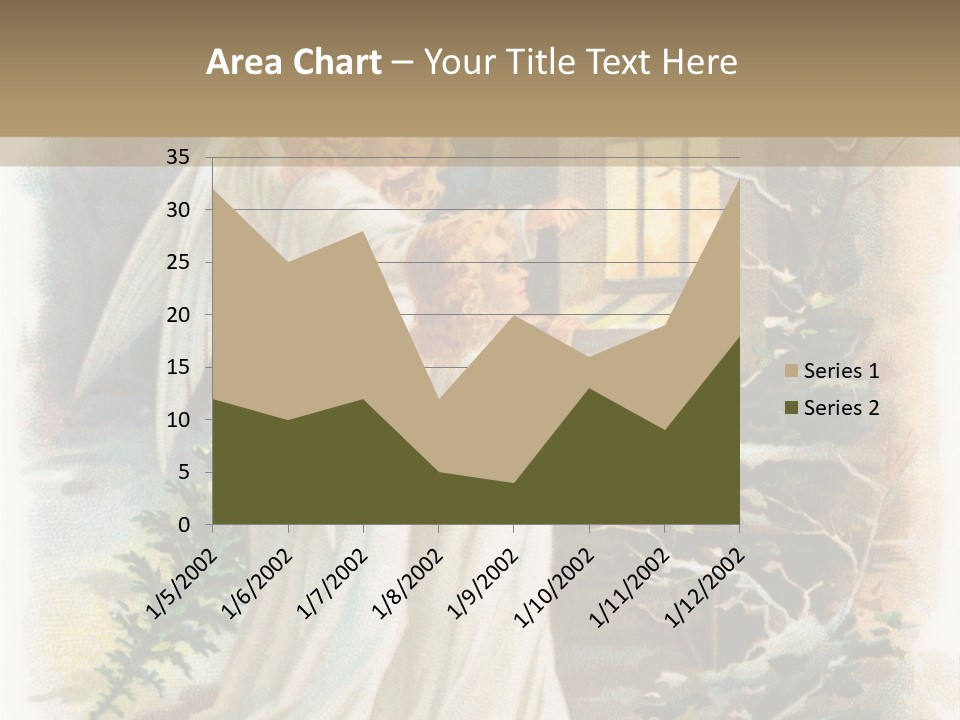 Frozen Yuletide Wintry PowerPoint Template