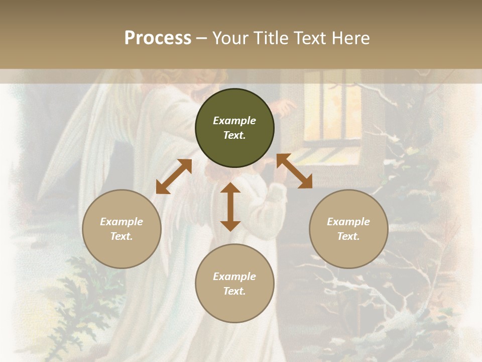 Frozen Yuletide Wintry PowerPoint Template