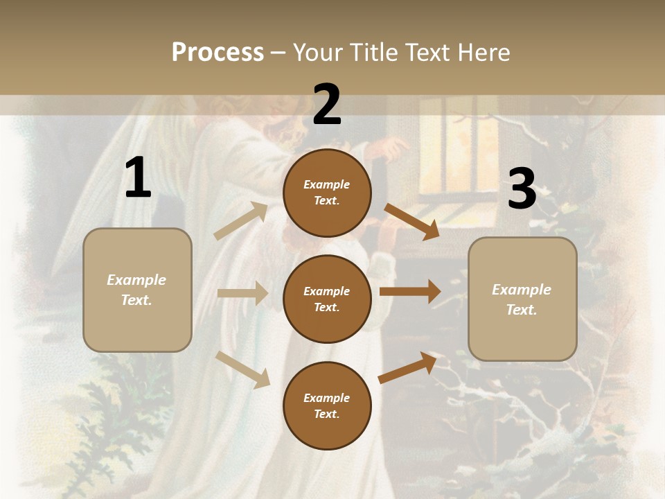 Frozen Yuletide Wintry PowerPoint Template