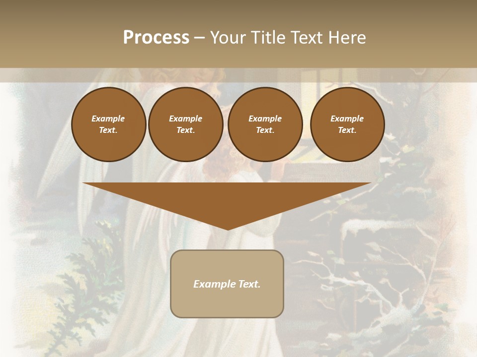 Frozen Yuletide Wintry PowerPoint Template