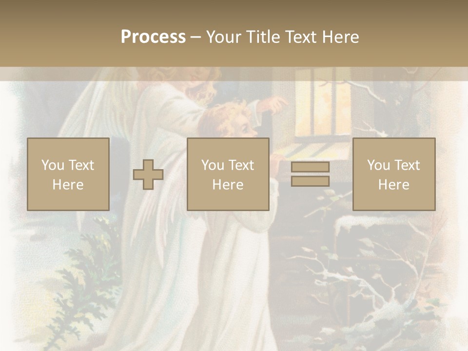 Frozen Yuletide Wintry PowerPoint Template