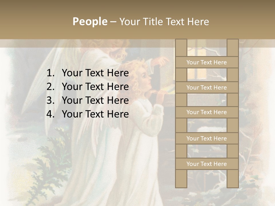 Frozen Yuletide Wintry PowerPoint Template